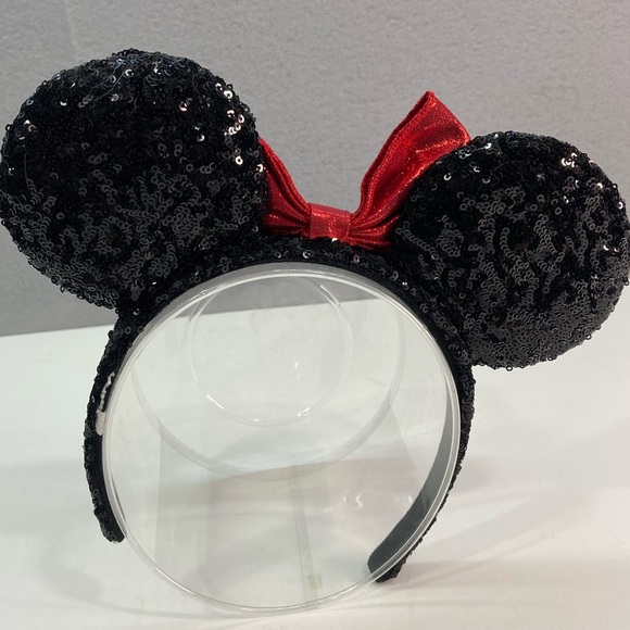 Buckle Down Disney Minnie Mouse All Over Print Crossbody Bag & Minnie Mouse Ears - Picture 10 of 10